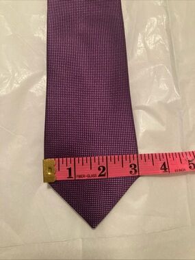 Canali 1934 Classic Purple Men's Silk Tie - current made in Italy